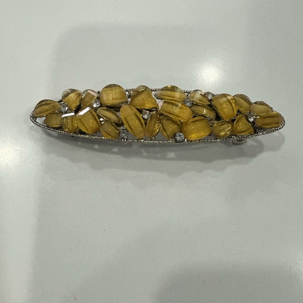 Chic Gold and Silver Hair Barrette